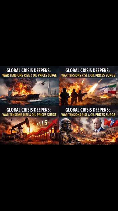 Global Crisis Deepens: War Tensions Rise & Oil Prices Surge
