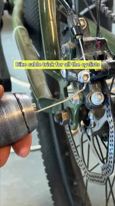 Bike cable trick for all the cyclists