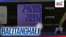 Ika-4 na sunod na linggong mega oil price hike, epektibo ngayong araw | Balitanghali