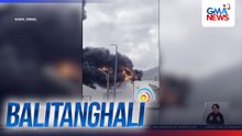 Oil refinery, nagkasunog; isinisisi sa debris ng nasalag na missile | Balitanghali