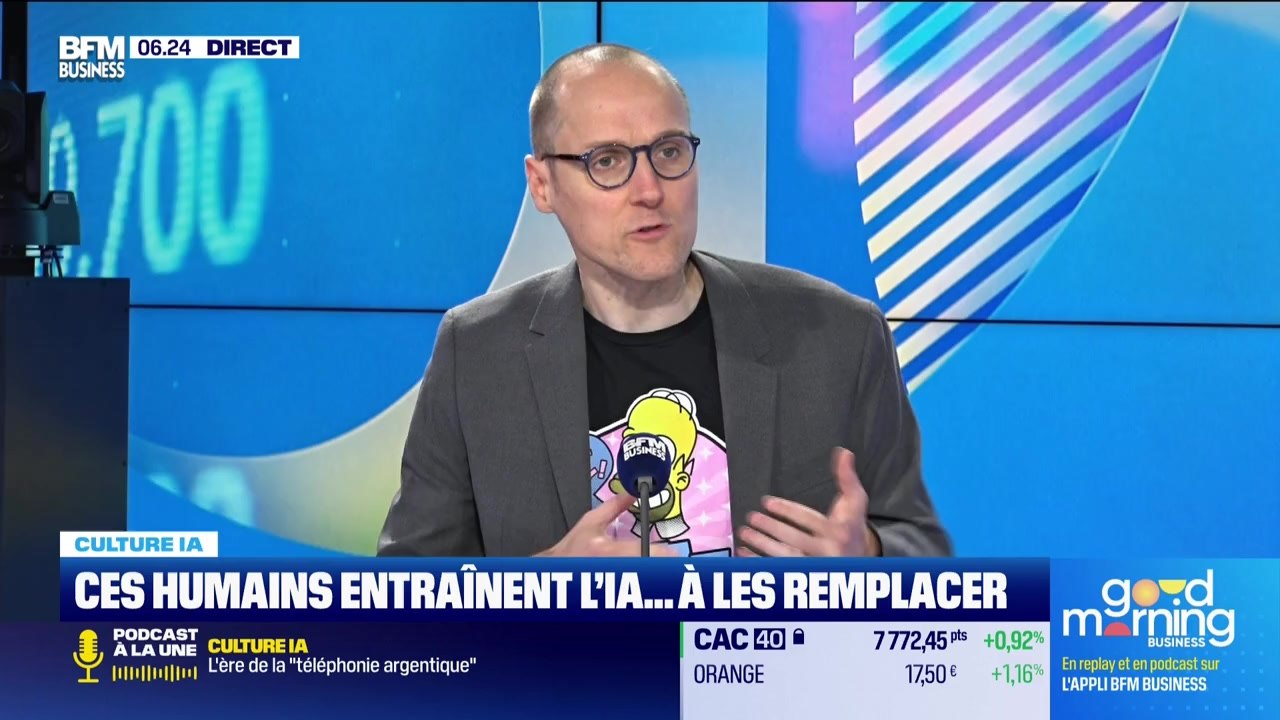 Culture IA : Ces humains entraînent l'IA... à les remplacer, par Anthony Morel - 31/03