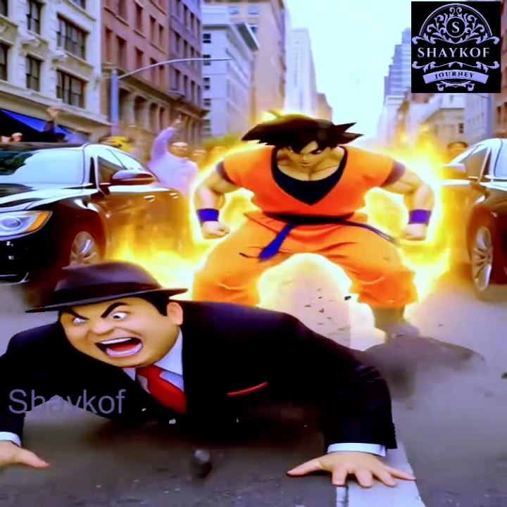 Goku vs Mafia Boss in Public Street | One Man Destroyed an Entire Gang!
