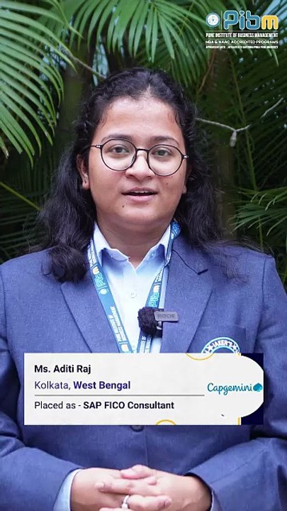PIBM to Capgemini_SAP FICO_Consultant_MBA & PGDM Placements_Aditi Raj_Batch 2024_26