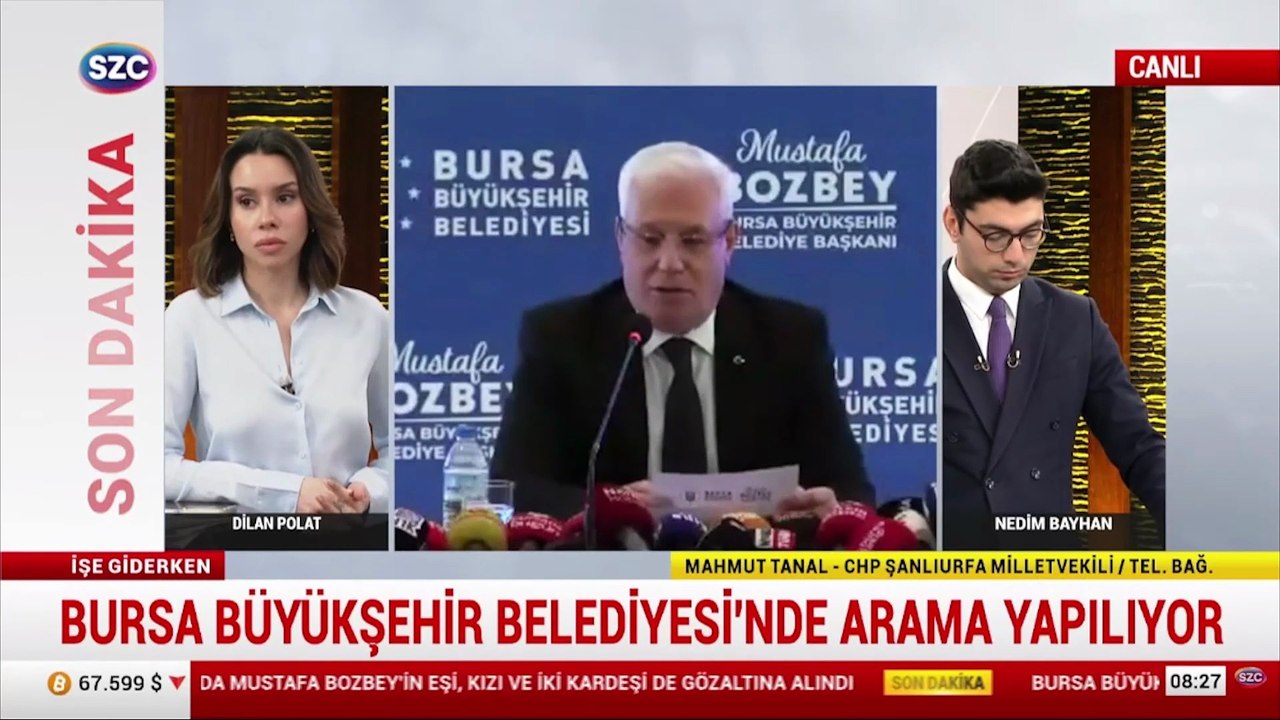 Mahmut Tanal'dan BB Belediye Başkanı Mustafa Bozbey'in gözaltına alınmasına sert tepki