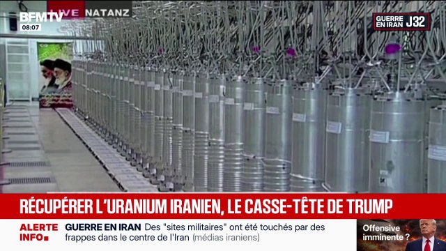 Guerre au Moyen-Orient: les options envisagées par Donald Trump pour s'emparer de l'uranium enrichi iranien