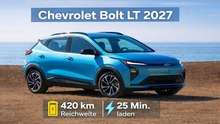 2027 Chevrolet Bolt LT: Mehr Reichweite & schnelleres Laden