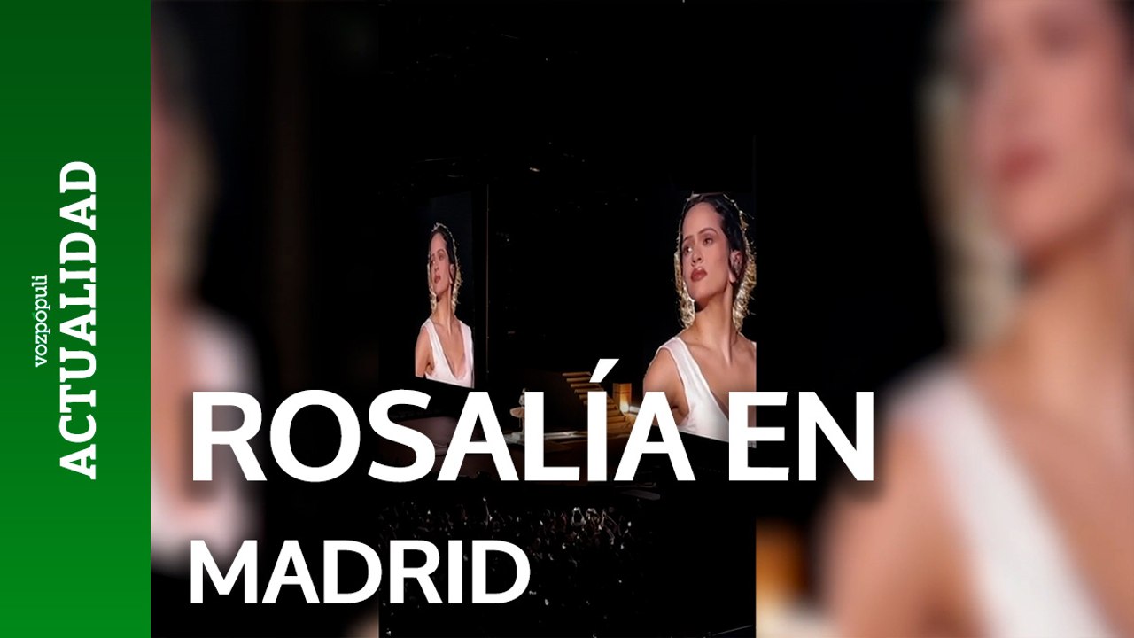 Así ha sido el primer concierto de Rosalía en Madrid
