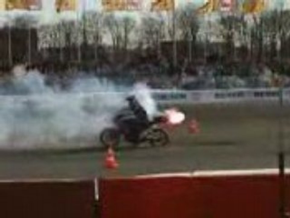 burn moto paris tuning show