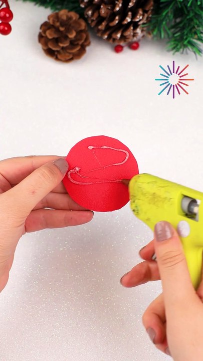 Adorable Santa inspired Christmas ornaments🎅🎄