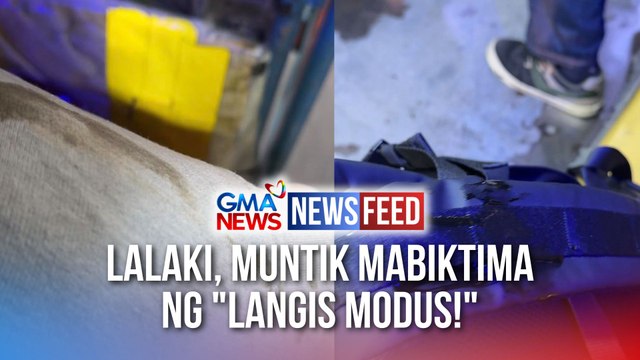 Lalaki, muntik mabiktima ng langis modus! | GMA News Feed