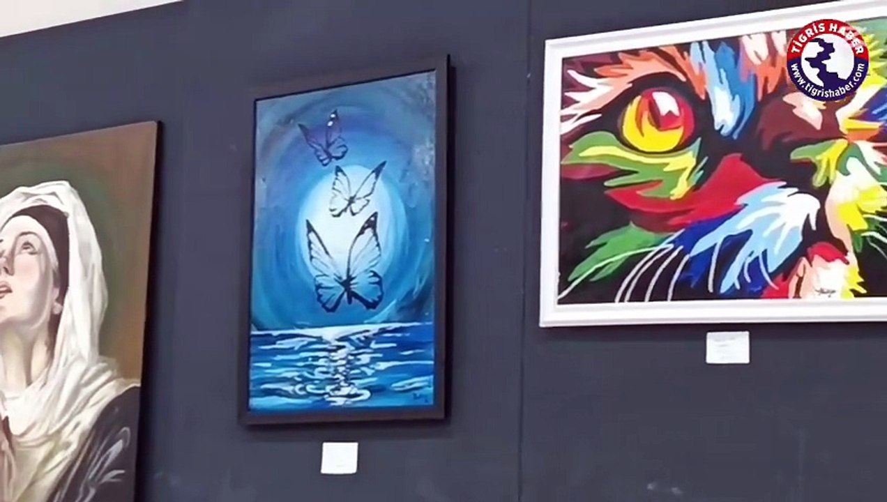 Diyarbakır’da “Kesişen Yollar” sergisi sanatseverlerle buluştu