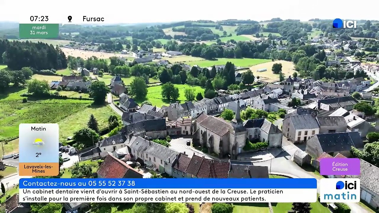 31/03/2026 - ici matin par ici Creuse en vidéo