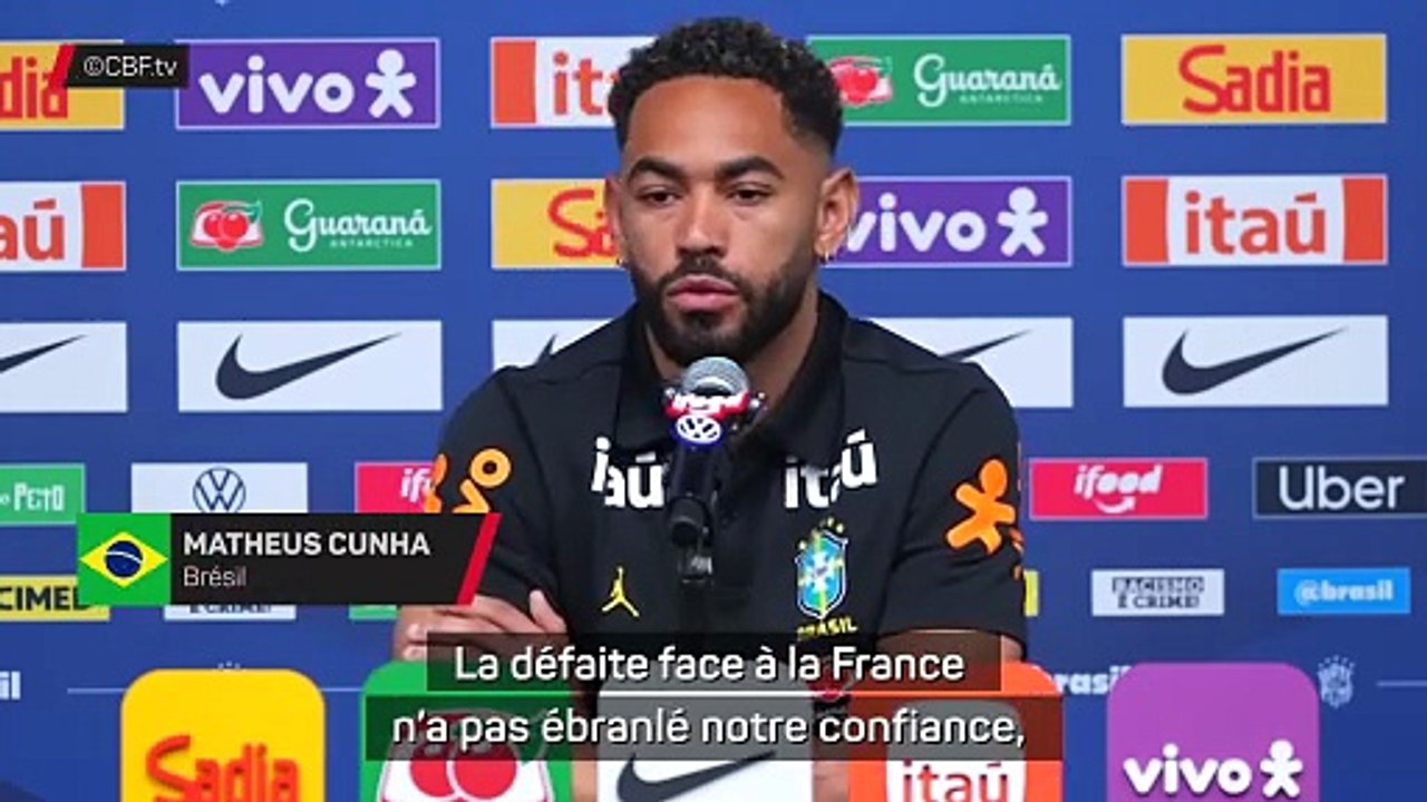 Matheus Cunha : "La défaite contre la France n'a pas ébranlé notre confiance"