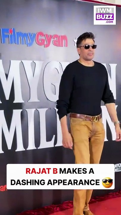 Rajat Bedi made a stylish appearance and instantly grabbed attention with his suave vibe. His sharp look and charming presence truly lit up the celebration.