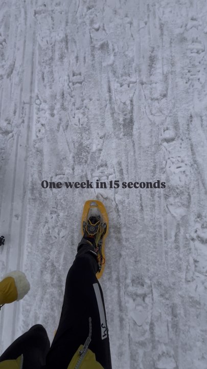 Une semaine en 15 secondesLe temps passe vite quand on s’amuse, un peu moins quand on a froid, cette semaine restera longtemps dans ma tête 🤪