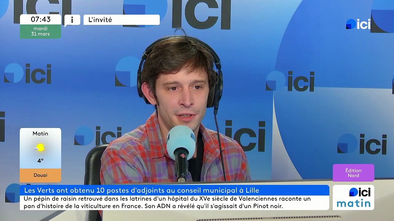 L'invité d'ici Nord : Stéphane Baly, 1er adjoint au maire de Lille