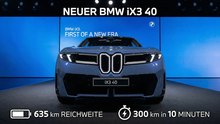 BMW iX3 40 zeigt sich als neues Einstiegsmodell mit starker Technik