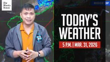 Today's Weather, 5 P.M. | Mar. 31, 2026