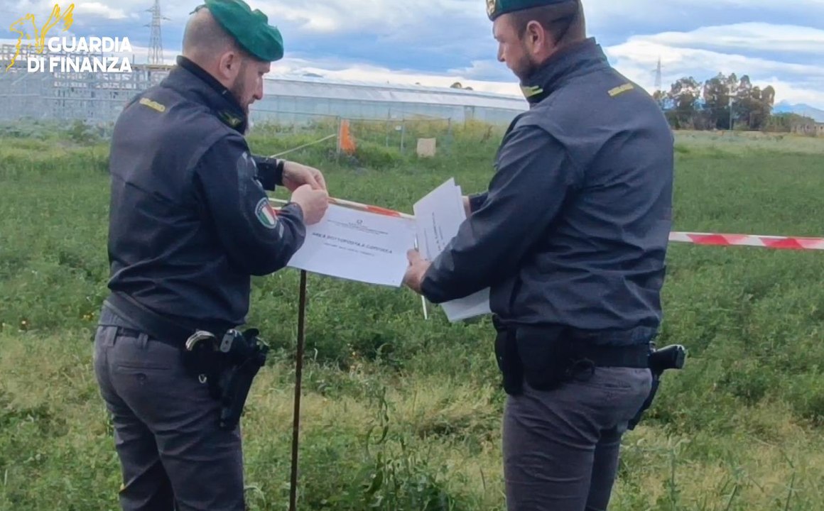 Santa Maria la Fossa (CE) - Confiscati terreni al clan Schiavone in zona Ferrandelle (31.03.26)