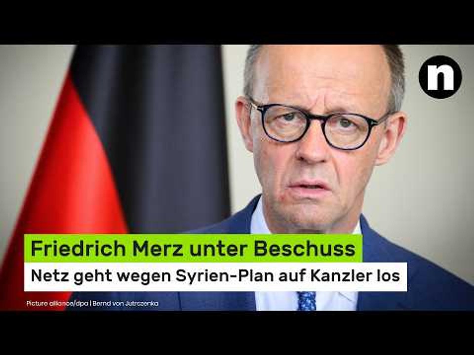 Friedrich Merz unter Beschuss - Netz geht wegen Syrien-Plan auf Kanzler los