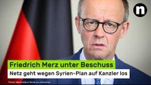 Friedrich Merz unter Beschuss - Netz geht wegen Syrien-Plan auf Kanzler los