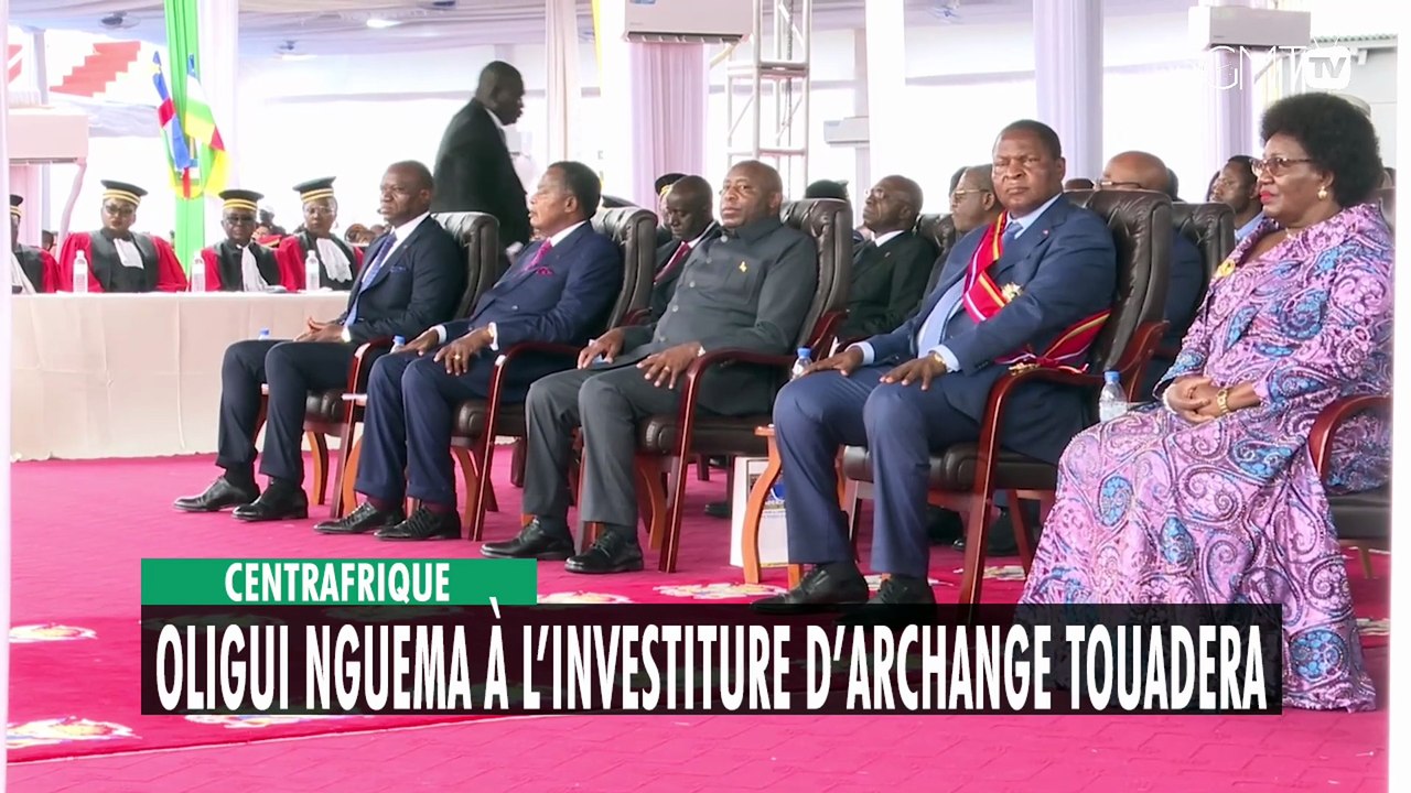 [#Reportage] Centrafrique : Oligui Nguema à l’investiture d’Archange Touadera