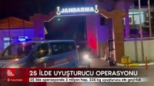 25 ilde dev uyuşturucu operasyonu