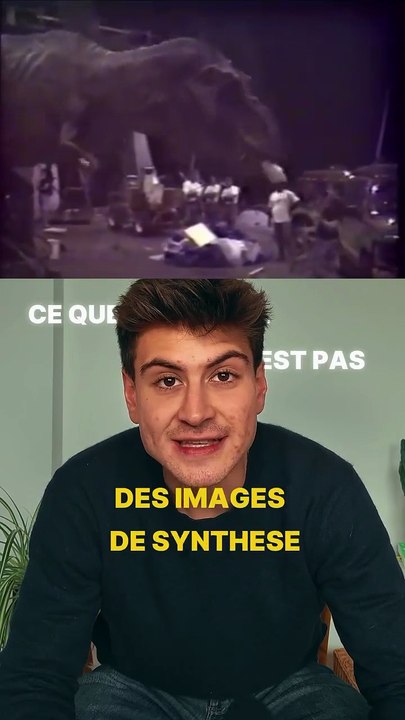 Pour le tournage de Jurassic Park 1993, Spielberg a fait construire des animatronic de dinosaures taille réelle.#film #cinema #coulisses
