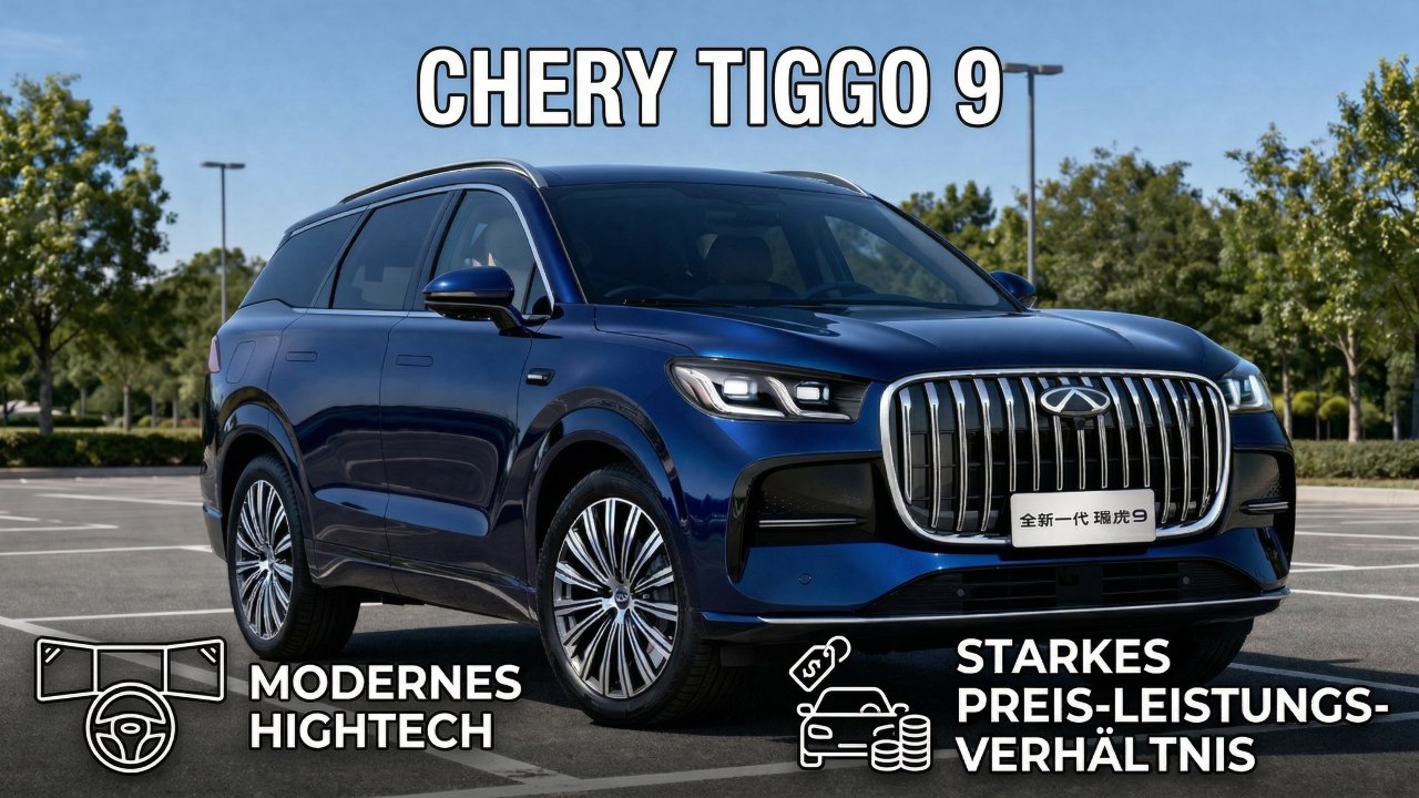 2027 Chery Tiggo 9: Premium-Feeling zum überraschenden Preis