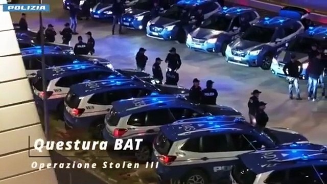 Bat 15 arresti per furto, riciclaggio e ricettazione di auto