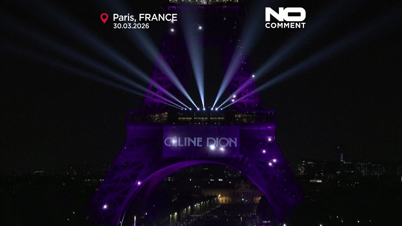 Lila fényben úszott az Eiffel-torony Céline Dion színpadi visszatérésének tiszteletére