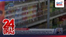Pagmahal ng ilang pangunahing bilihin, hindi mapipigilan pagsapit ng April 16 | 24 Oras