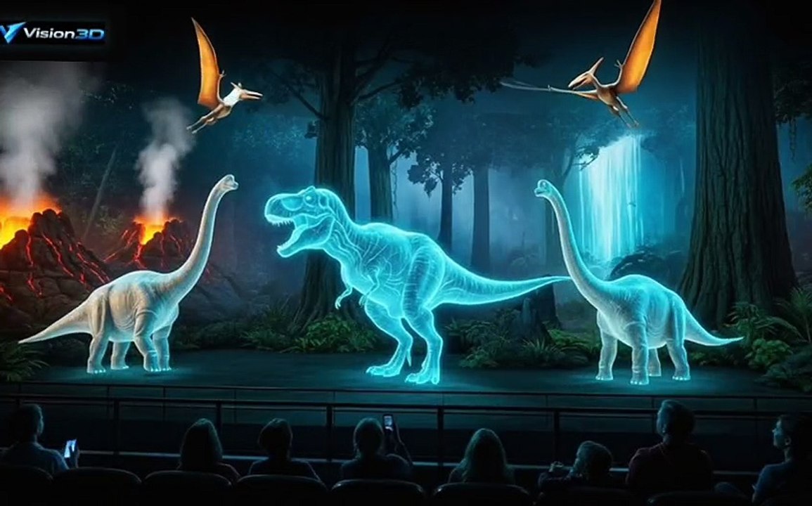 Hologram in Theme Park Solutions Services | Vision 3D India!
