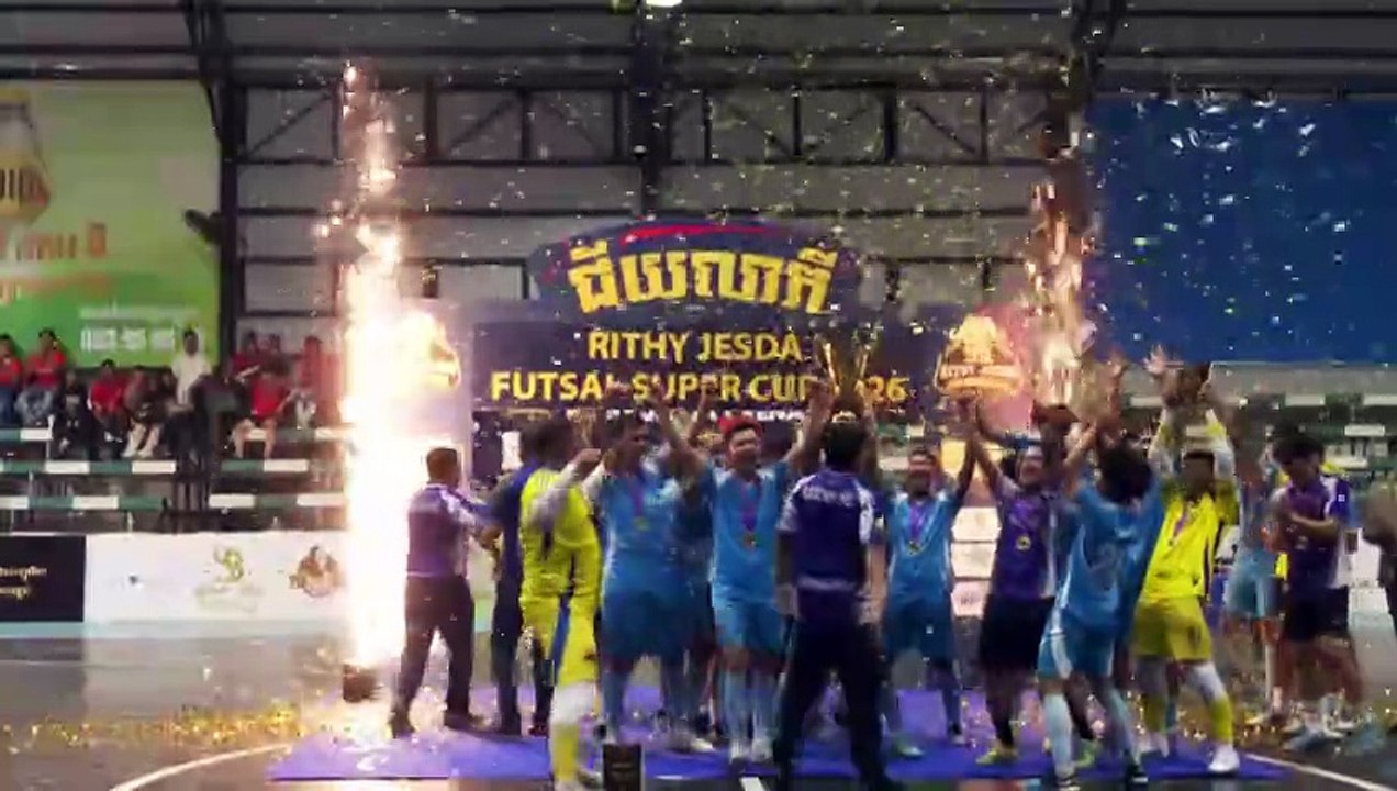 Lucky FC លើកពាន Rithy Jesda Futsal Super Cup 2026 ខណៈស្ថាបនិកនៃពានរង្វាន់នេះបង្ហាញចក្ខុវិស័យអភិវឌ្ឍយុវជន