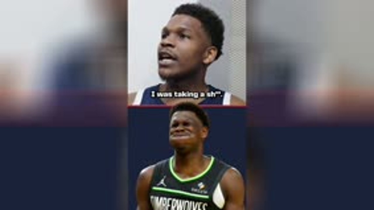 'I was taking a sh**' - Nature calls for Edwards in NBA return