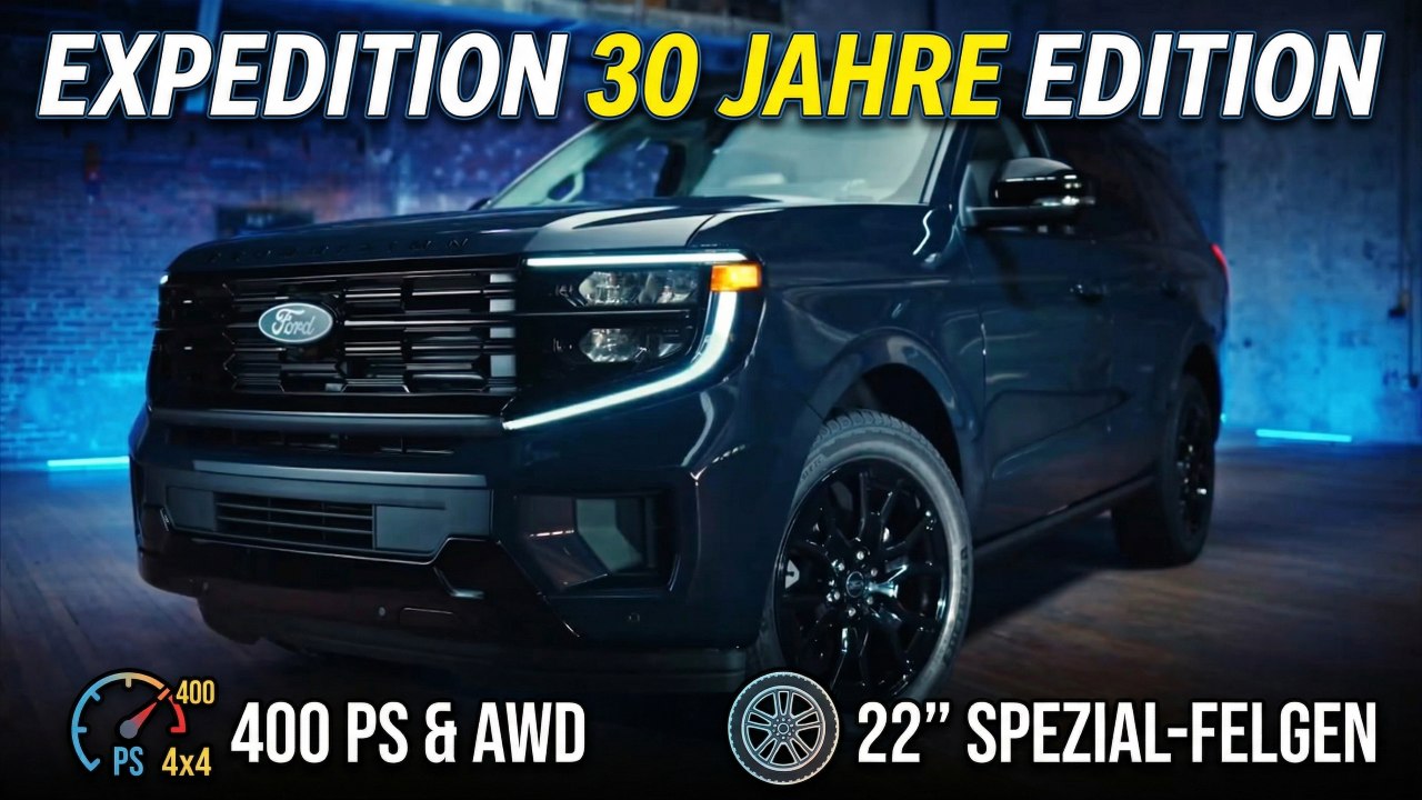 Ford Expedition 2027 bekommt Mustang Dark Horse Lack