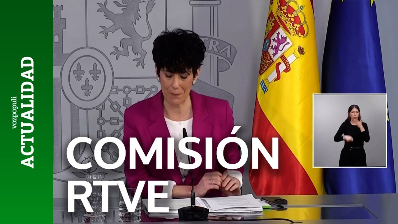 Elma Saiz sobre la comisión de investigación sobre RTVE en el Senado