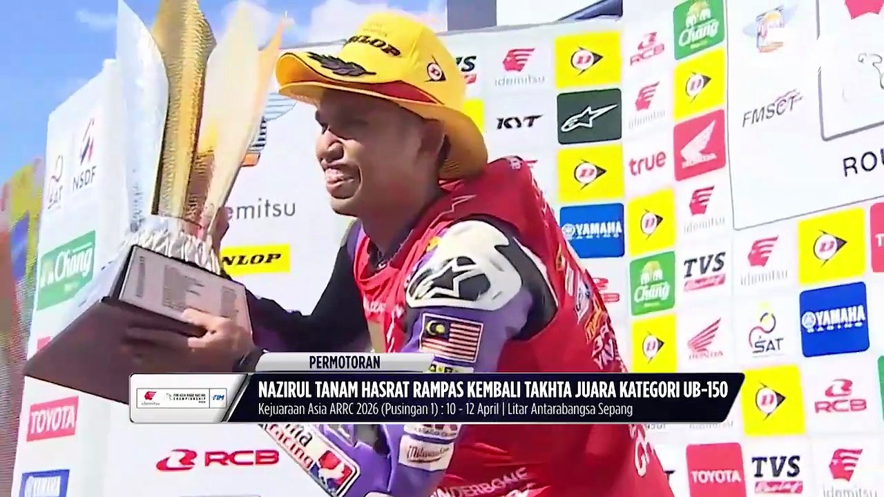 Nazirul Izzat tekad tebus semua kejuaraan UB150 ARRC yang terlepas pada tahun lalu