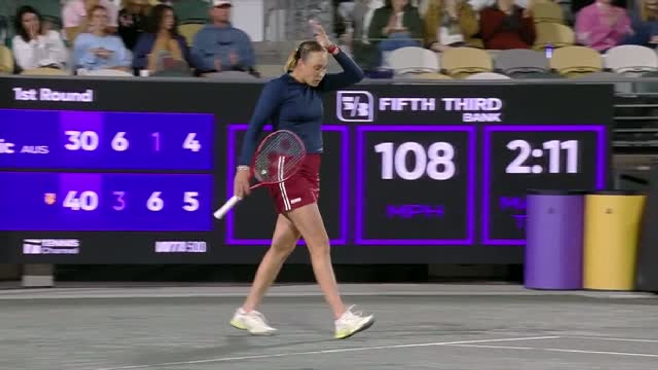 Charleston - Vekic renverse Tomljanovic et défiera Keys au prochain tour