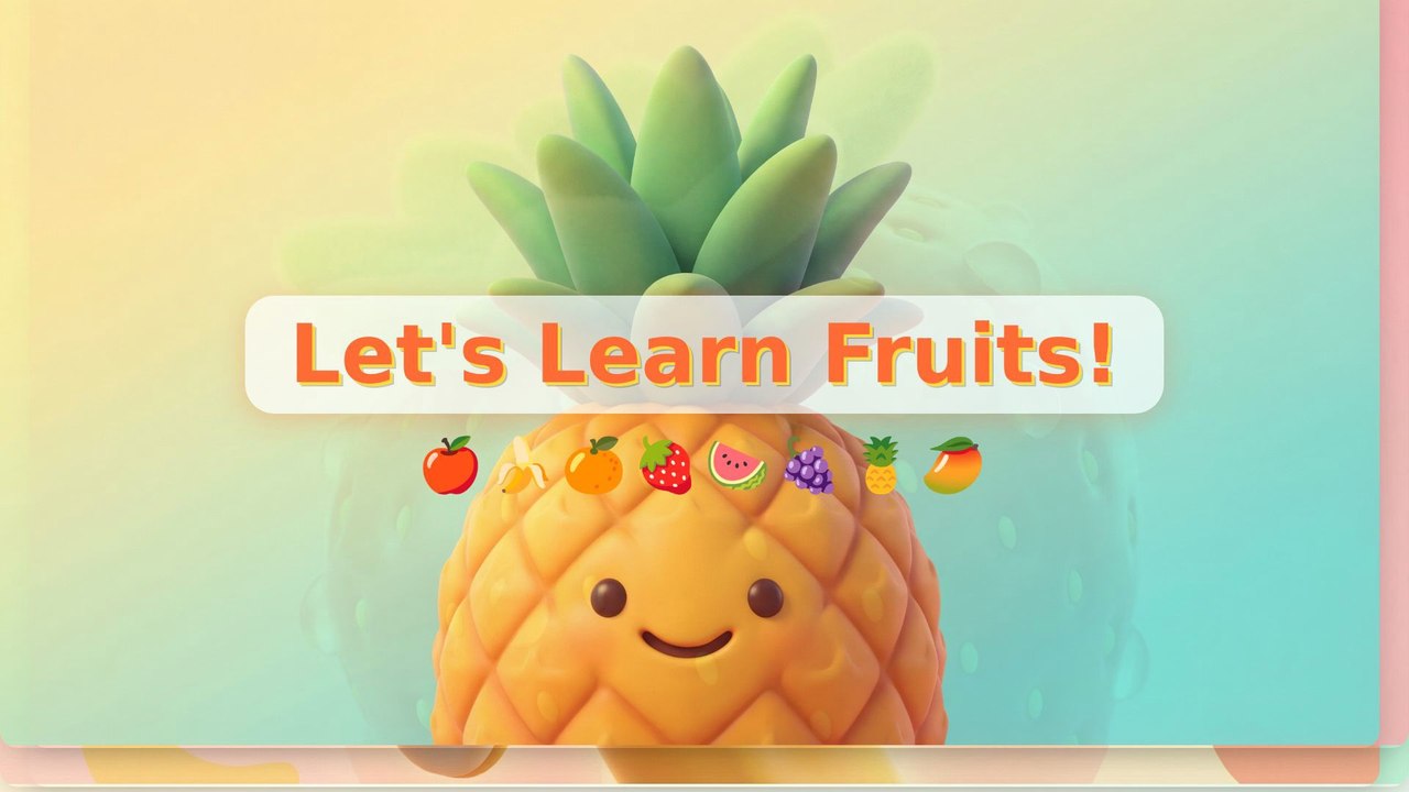 Learn Fruits for Kids! 🍎🍊 Fun Fruit Song & Colors