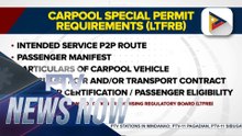 LTFRB to issue special permits shortly for joint MMDA-LTO carpooling program shortly in time for kickoff next Monday