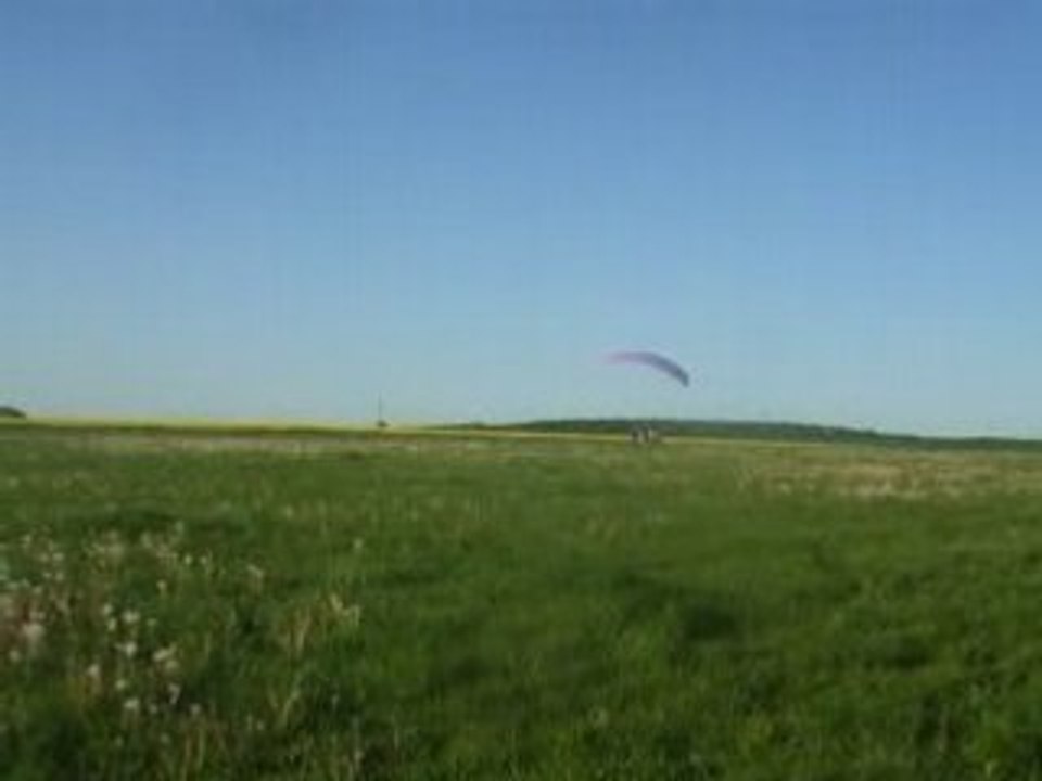 Olivier - Premier vol solo en parapente au treuil