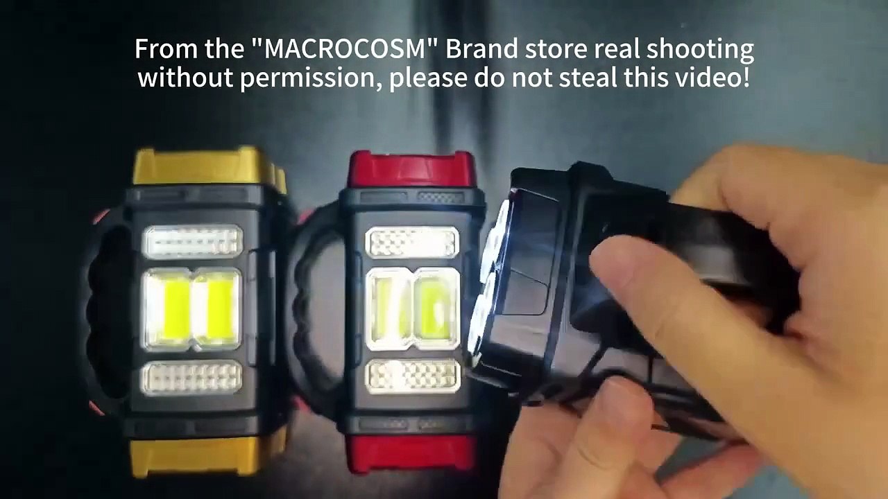 Flashlight with USB ports