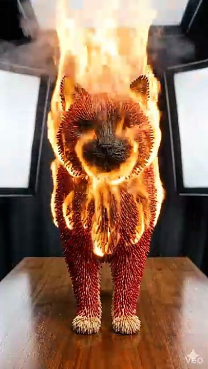 Matchstick_cat_sculpture