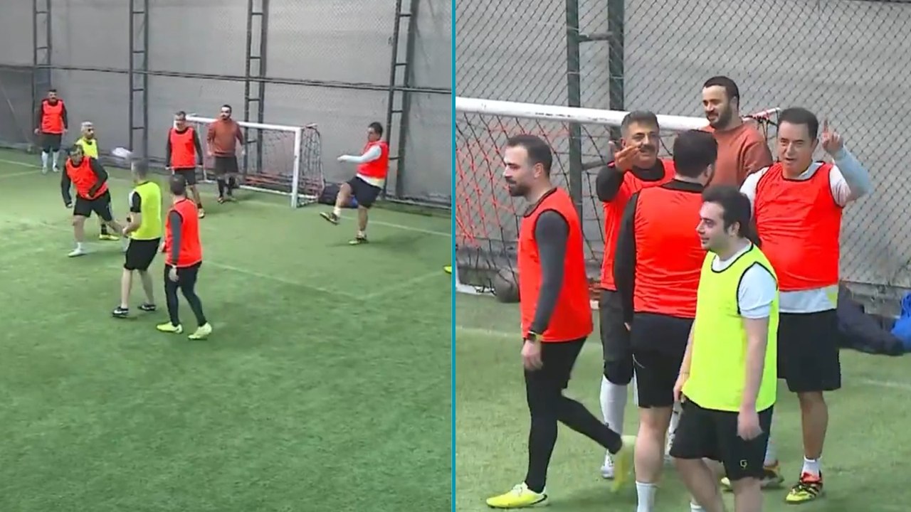 Acun Ilıcalı'nın sosyal medyayı sallayan halı saha golü