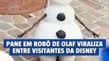 Animatrônico do Olaf 'morre' em parque da Disney