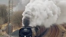 Powerful Steam Train | Epic Smoke Shot 🚂