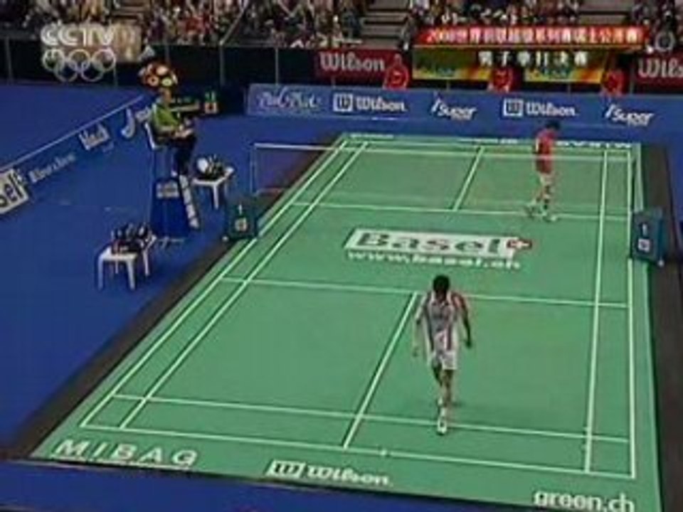 Badminton 2008 Suiss Open MS Final game 1