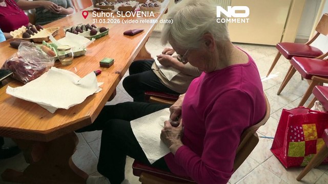 In Slovenia le donne mantengono viva l'arte pasquale delle uova 'drsanke'