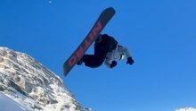 Snowboarder Tries Backflip While Snowboarding and Fails Hard